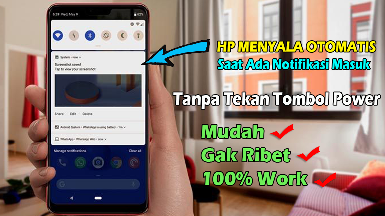 Awasome Cara Agar Layar Menyala Saat Ada Notifikasi References » Blog ...